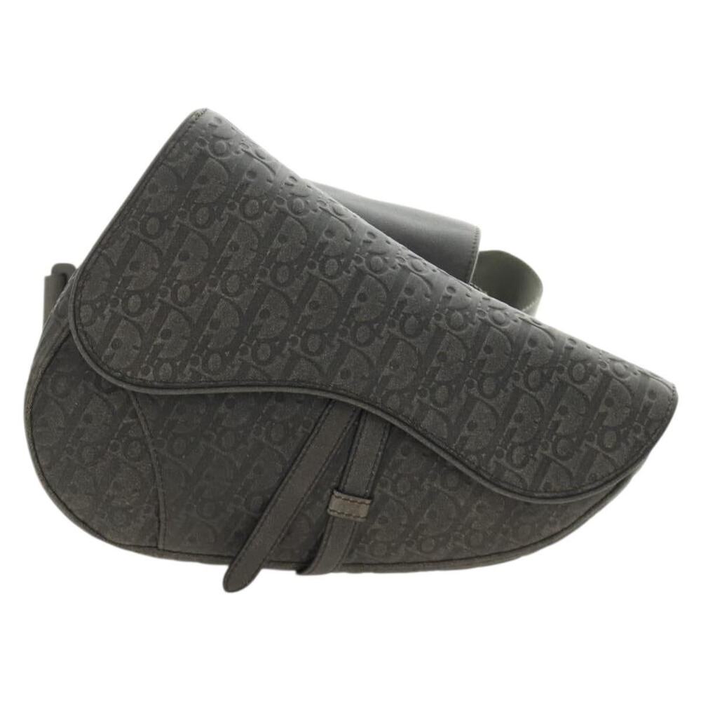 Dior Trotter Saddle Shoulder Bag Gray